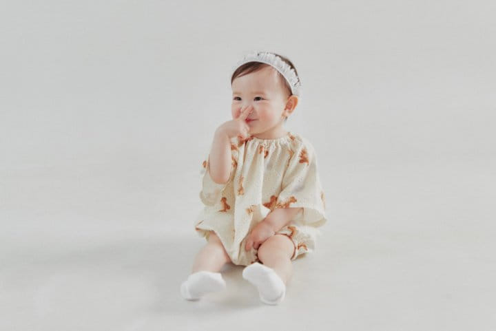 DALKOMHAI - Korean Children Fashion - #Kfashion4kids - Bear Bodysuit - 2