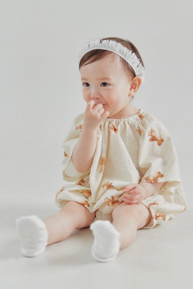 DALKOMHAI - Korean Children Fashion - #Kfashion4kids - Bear Bodysuit - 3