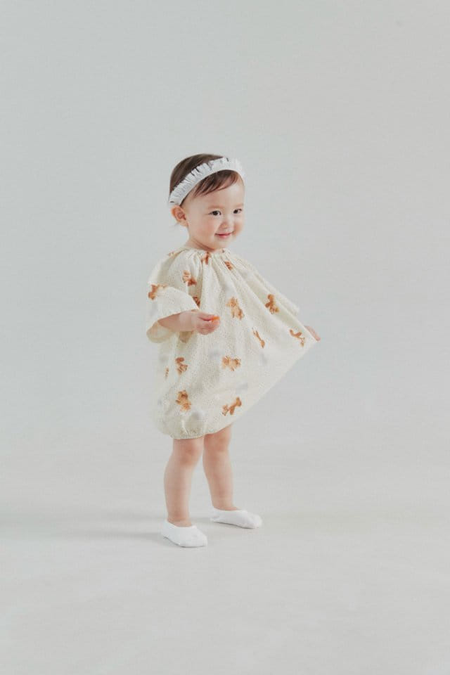 DALKOMHAI - Korean Children Fashion - #Kfashion4kids - Bear Bodysuit - 5