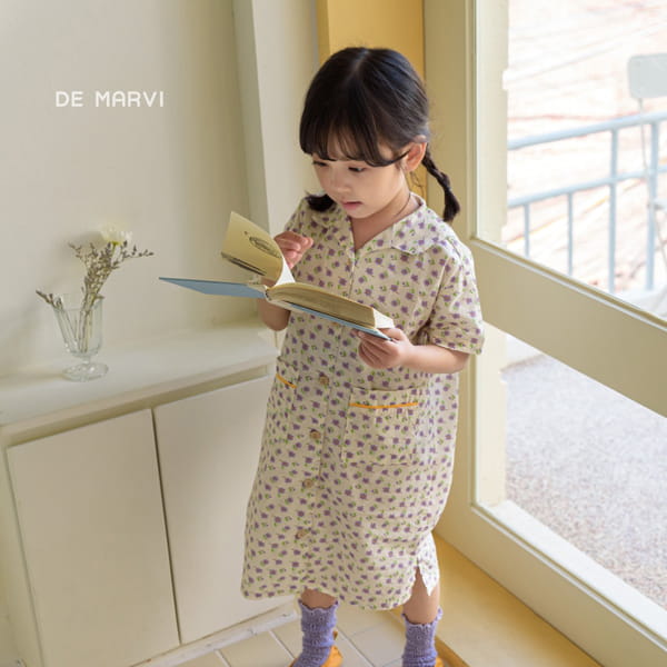 DE MARVI - Korean Children Fashion - #Kfashion4kids - Garden One-piece