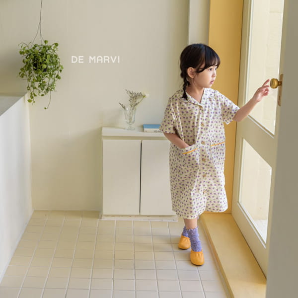 DE MARVI - Korean Children Fashion - #Kfashion4kids - Garden One-piece - 2