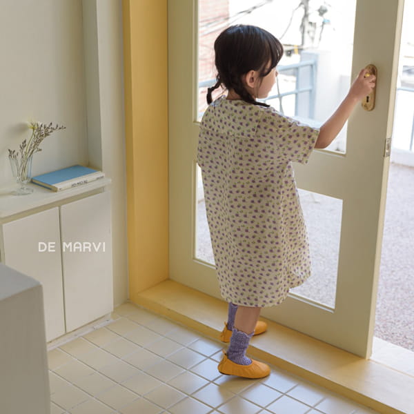 DE MARVI - Korean Children Fashion - #Kfashion4kids - Garden One-piece - 3