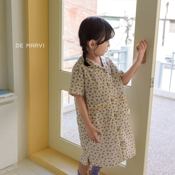 DE MARVI - Korean Children Fashion - #Kfashion4kids - Garden One-piece - 4