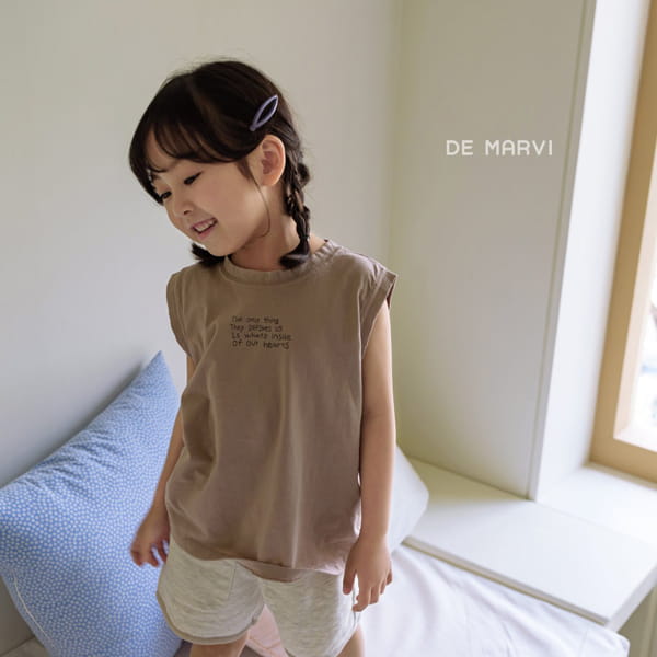 DE MARVI - Korean Children Fashion - #Kfashion4kids - Lettering Sleeveless - 10