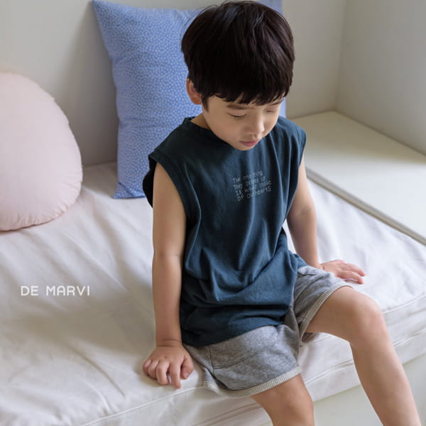 DE MARVI - Korean Children Fashion - #Kfashion4kids - Lettering Sleeveless - 7
