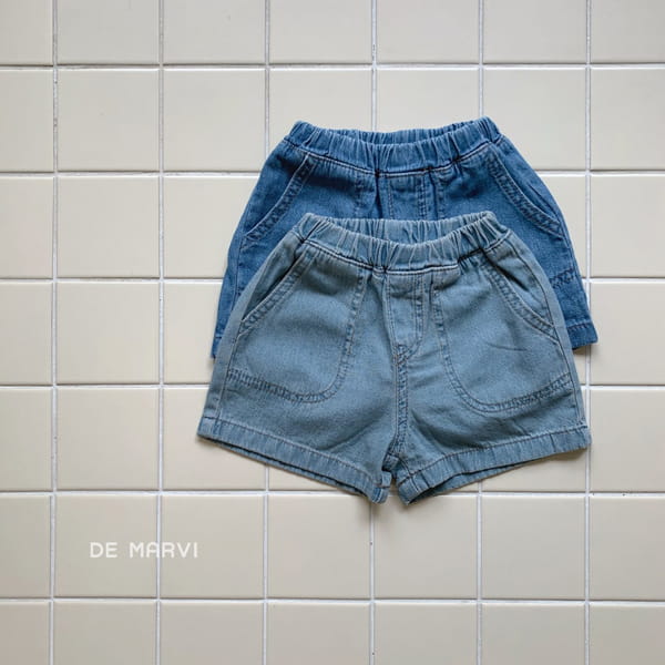 DE MARVI - Korean Children Fashion - #Kfashion4kids - Lay Denim Shorts - 11