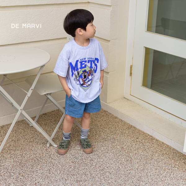 DE MARVI - Korean Children Fashion - #Kfashion4kids - Lay Denim Shorts - 8