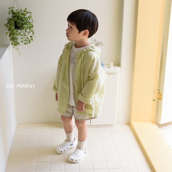 DE MARVI - Korean Children Fashion - #Kfashion4kids - Linen Hoody - 2