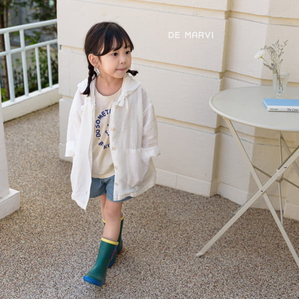 DE MARVI - Korean Children Fashion - #Kfashion4kids - Linen Hoody - 3