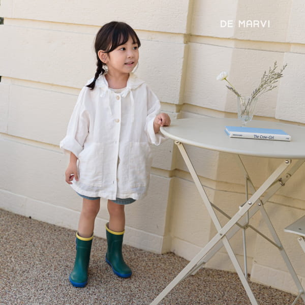 DE MARVI - Korean Children Fashion - #Kfashion4kids - Linen Hoody - 4