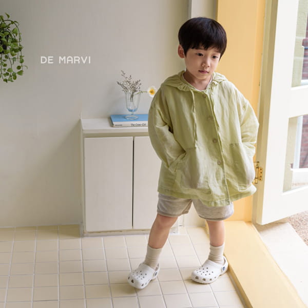 DE MARVI - Korean Children Fashion - #Kfashion4kids - Linen Hoody - 8