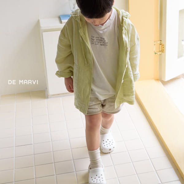 DE MARVI - Korean Children Fashion - #Kfashion4kids - Linen Hoody - 9