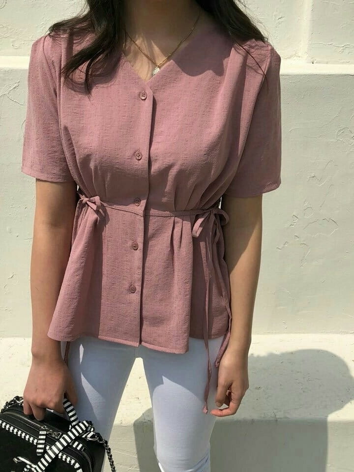DOUBLE J - Korean Children Fashion - #Kfashion4kids - Peach Blouse - 4