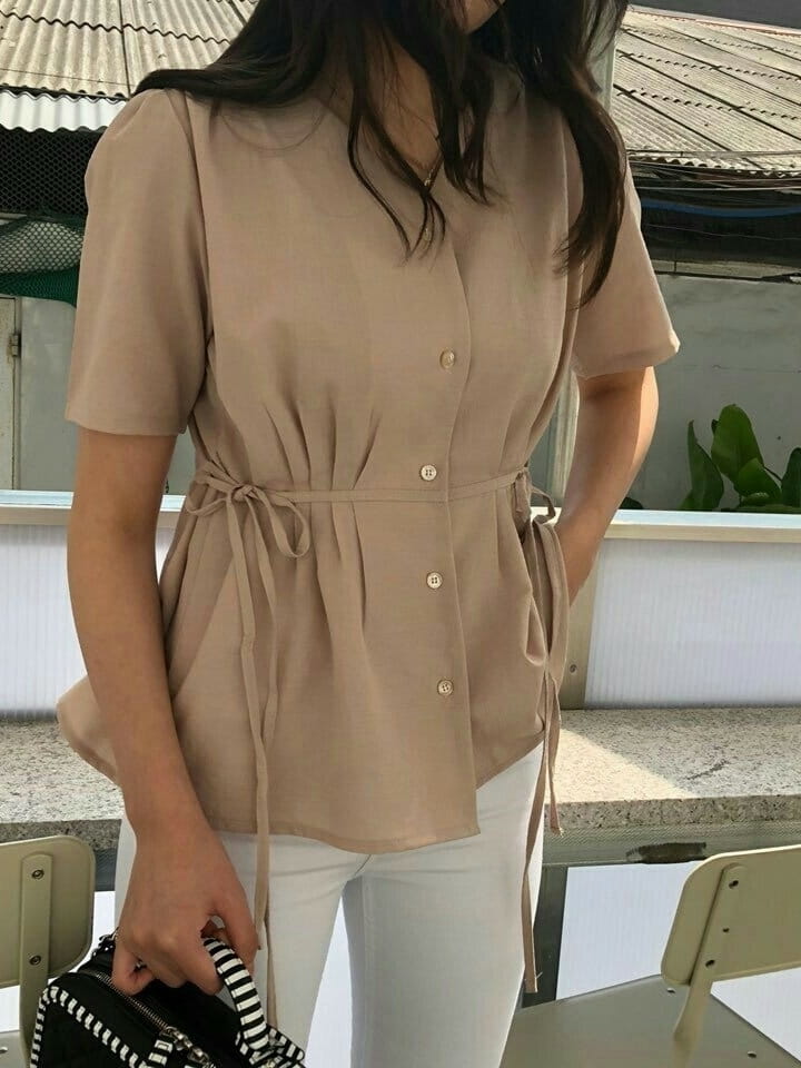 DOUBLE J - Korean Children Fashion - #Kfashion4kids - Peach Blouse - 5