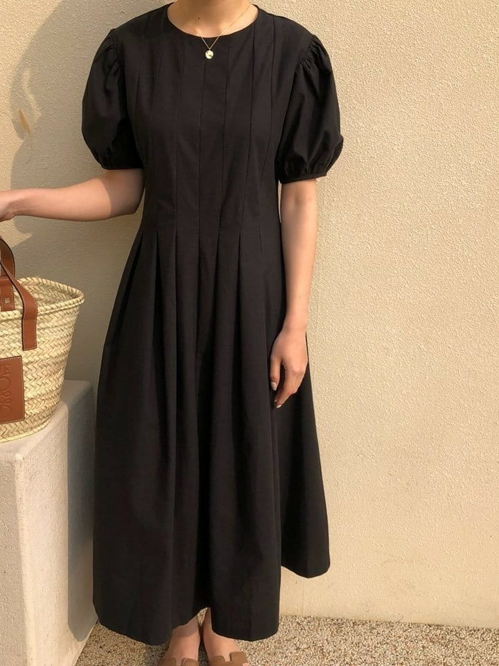 DOUBLE J - Korean Children Fashion - #Kfashion4kids - Anna Pintuck One-piece - 3