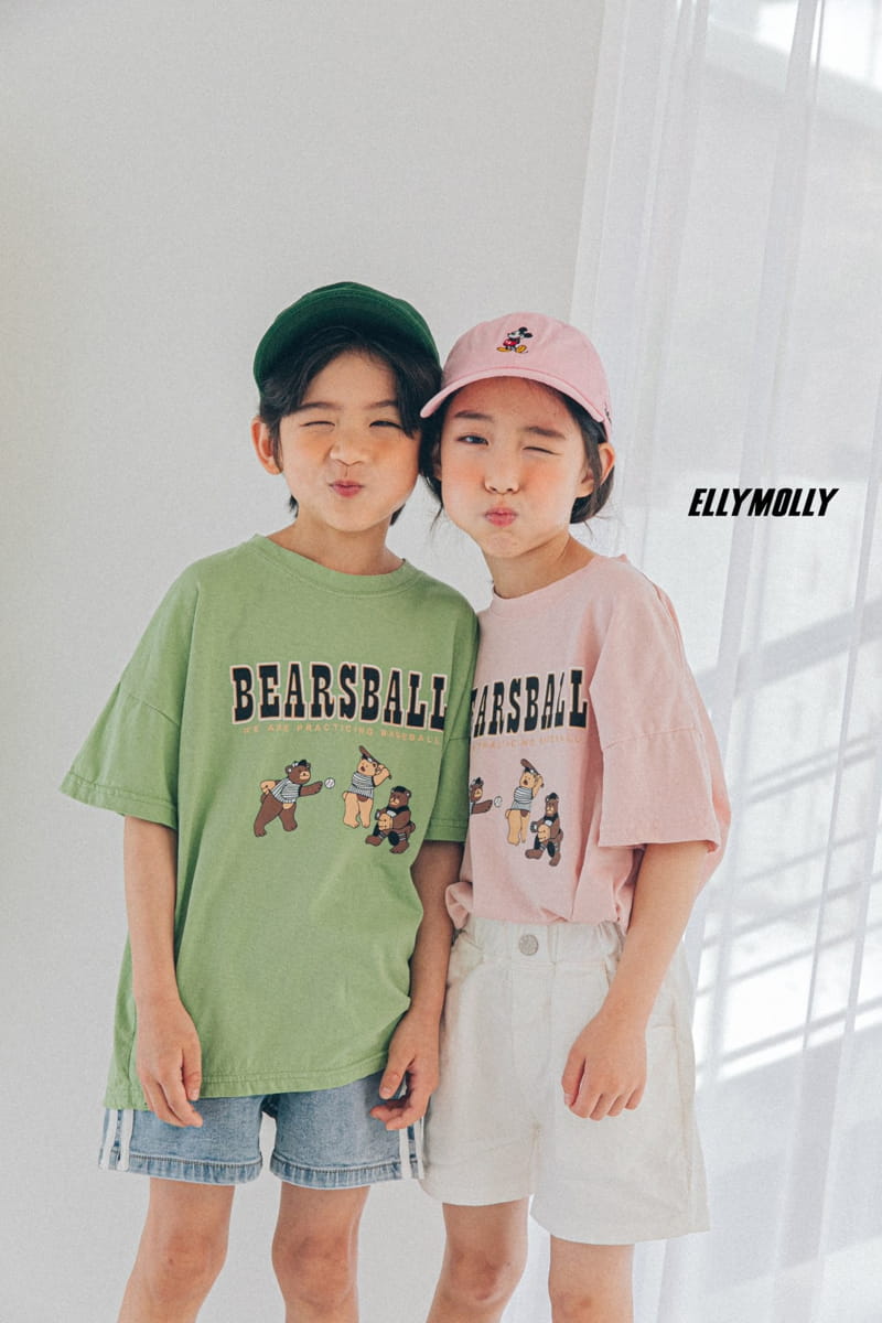 ELLYMOLLY - Korean Children Fashion - #Kfashion4kids - Bears Ball Tee