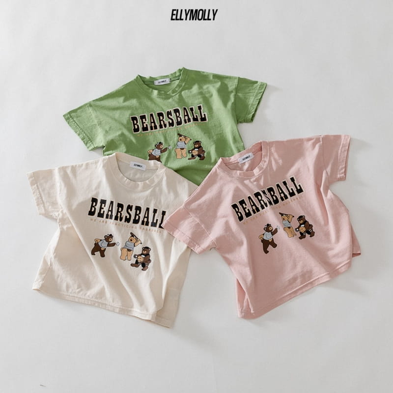 ELLYMOLLY - Korean Children Fashion - #Kfashion4kids - Bears Ball Tee - 2