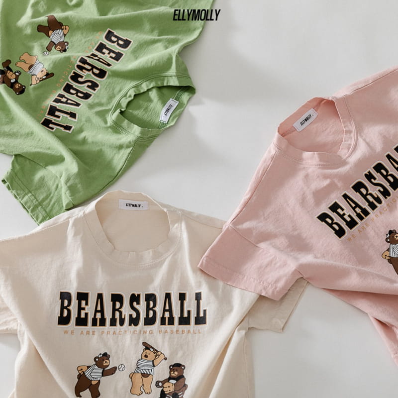 ELLYMOLLY - Korean Children Fashion - #Kfashion4kids - Bears Ball Tee - 4