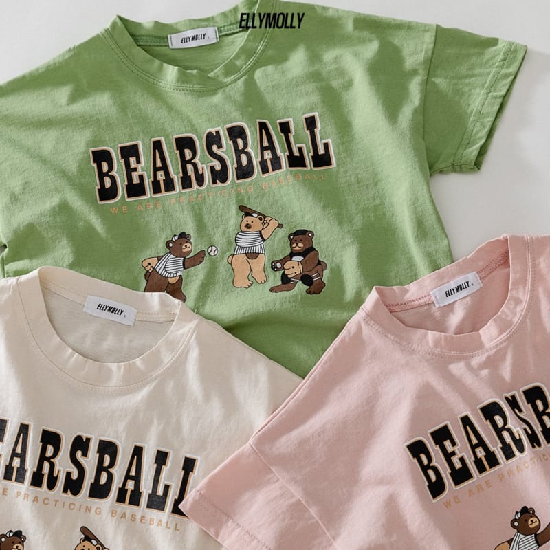 ELLYMOLLY - Korean Children Fashion - #Kfashion4kids - Bears Ball Tee - 5