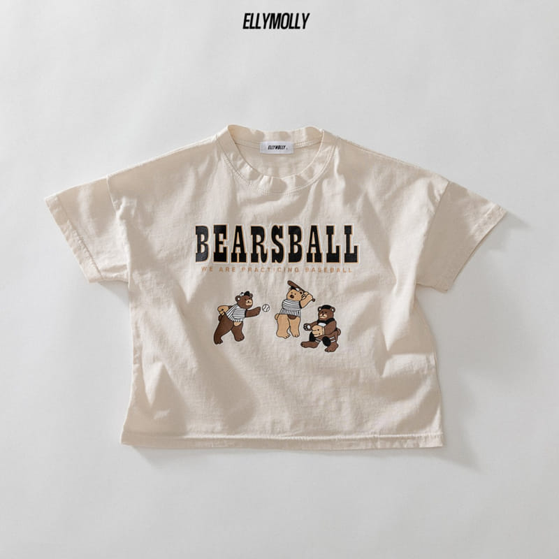 ELLYMOLLY - Korean Children Fashion - #Kfashion4kids - Bears Ball Tee - 8