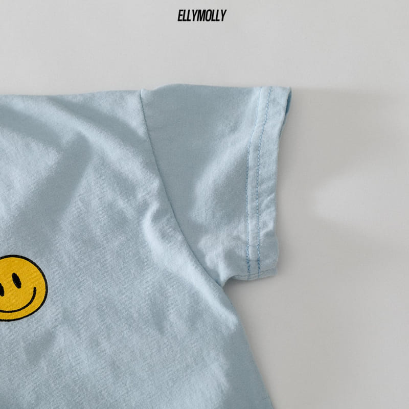 ELLYMOLLY - Korean Children Fashion - #Kfashion4kids - Half Half Smile Tee - 10