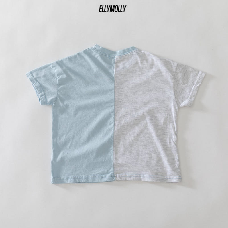 ELLYMOLLY - Korean Children Fashion - #Kfashion4kids - Half Half Smile Tee - 6
