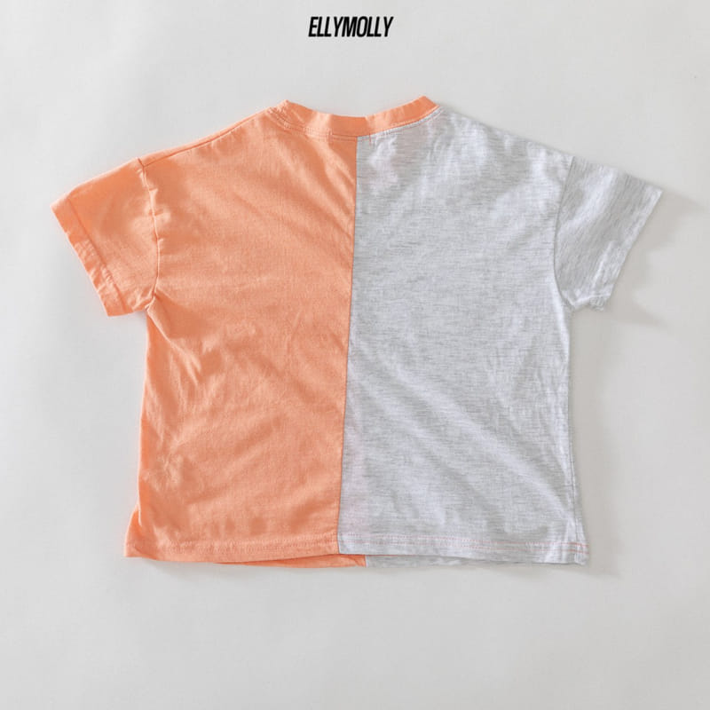 ELLYMOLLY - Korean Children Fashion - #Kfashion4kids - Half Half Smile Tee - 7