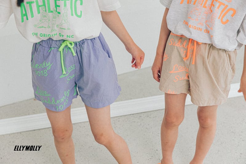 ELLYMOLLY - Korean Children Fashion - #Kfashion4kids - Half Half Shorts