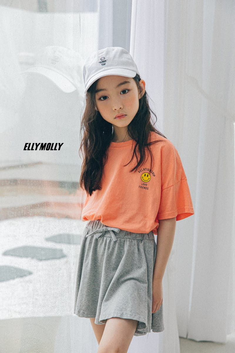 ELLYMOLLY - Korean Children Fashion - #Kfashion4kids - Lettering Smile Tee