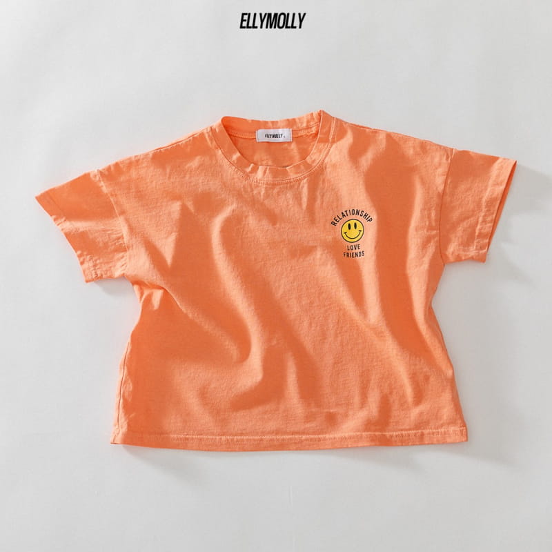 ELLYMOLLY - Korean Children Fashion - #Kfashion4kids - Lettering Smile Tee - 7