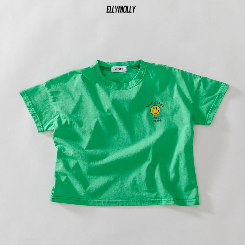 ELLYMOLLY - Korean Children Fashion - #Kfashion4kids - Lettering Smile Tee - 9