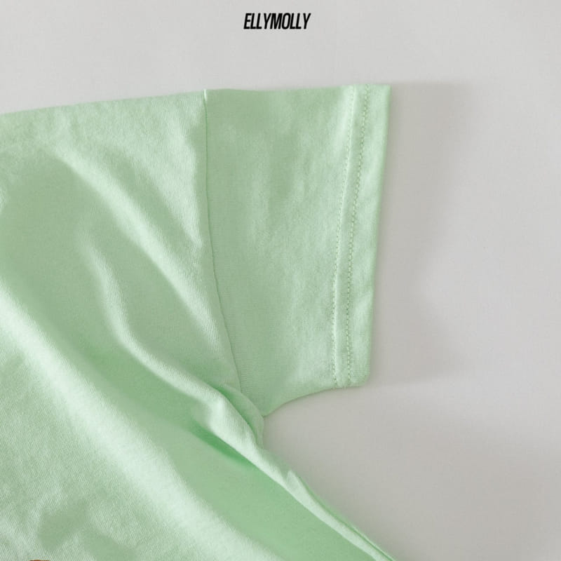 ELLYMOLLY - Korean Children Fashion - #Kfashion4kids - 3 Color Teddy Tee - 10