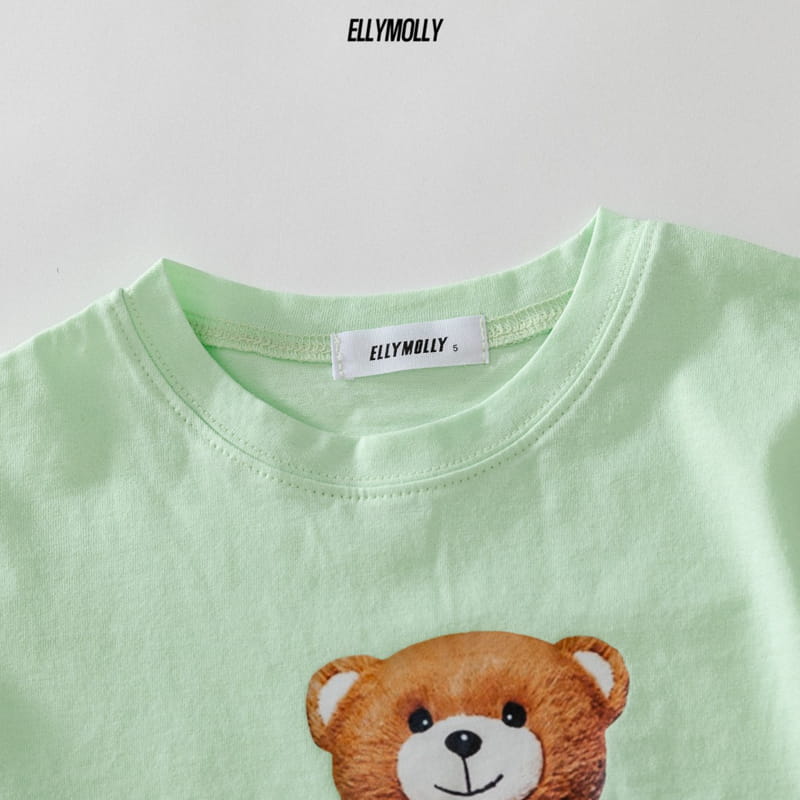 ELLYMOLLY - Korean Children Fashion - #Kfashion4kids - 3 Color Teddy Tee - 9