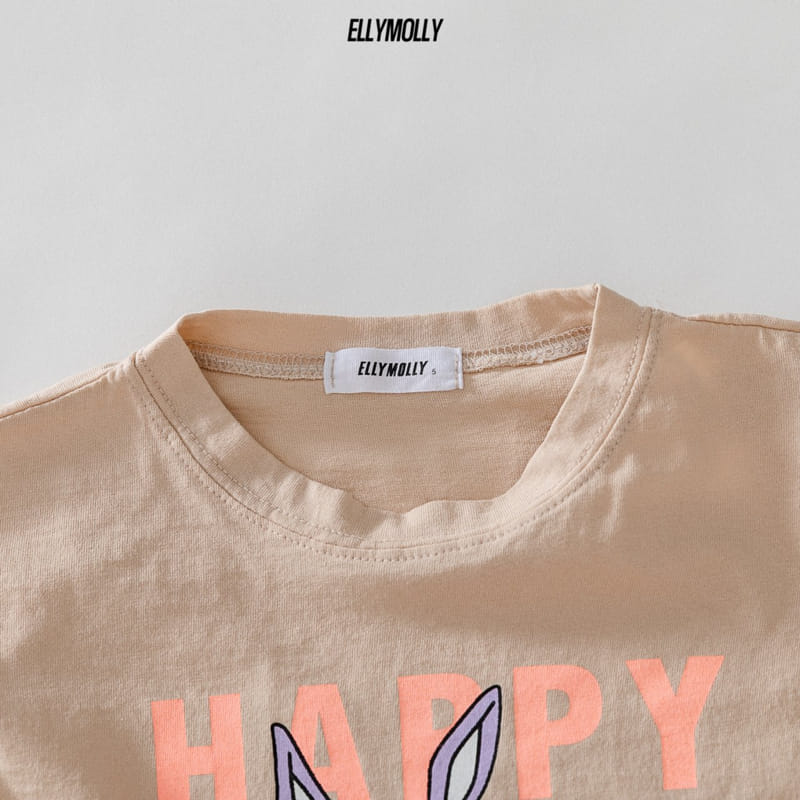ELLYMOLLY - Korean Children Fashion - #Kfashion4kids - Happy Rabbit Tee - 10