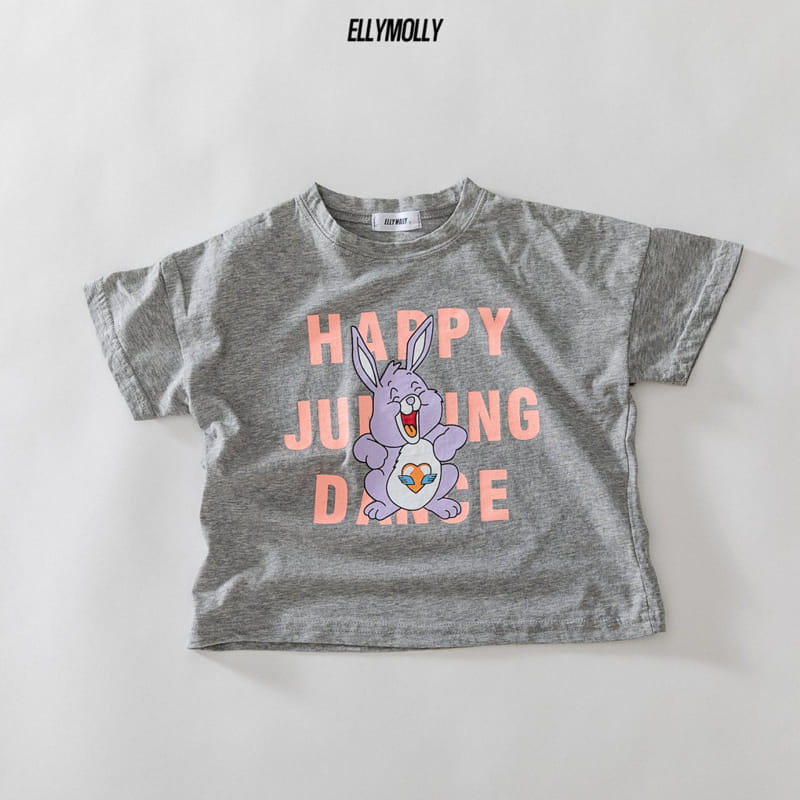 ELLYMOLLY - Korean Children Fashion - #Kfashion4kids - Happy Rabbit Tee - 7