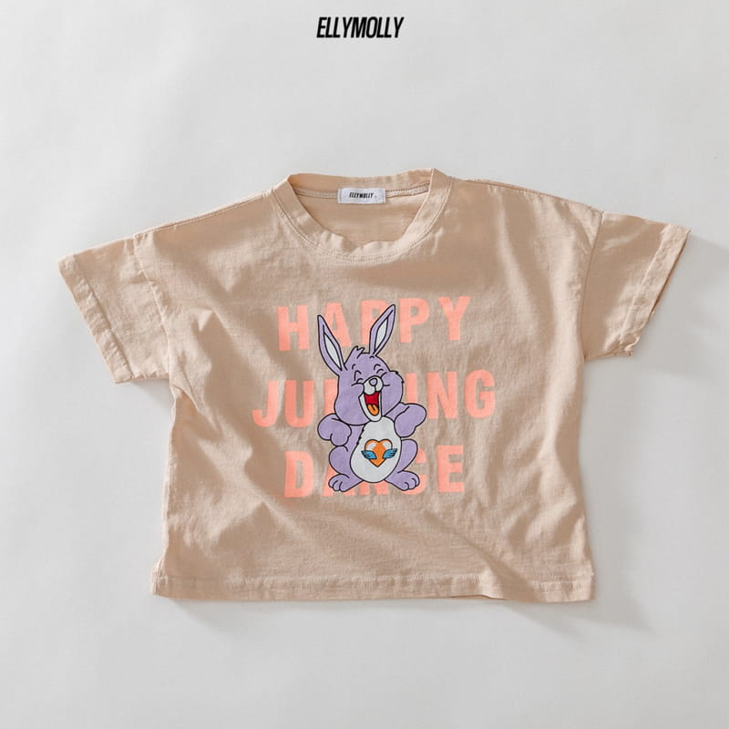 ELLYMOLLY - Korean Children Fashion - #Kfashion4kids - Happy Rabbit Tee - 8