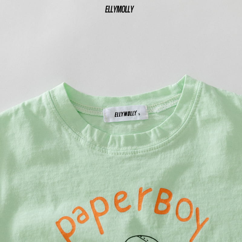 ELLYMOLLY - Korean Children Fashion - #Kfashion4kids - Paper Long Tee - 10