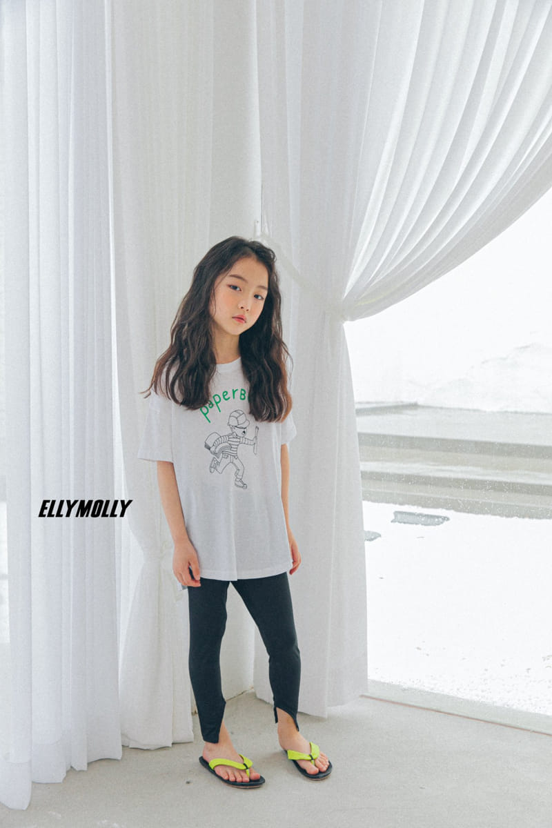 ELLYMOLLY - Korean Children Fashion - #Kfashion4kids - Paper Long Tee - 12