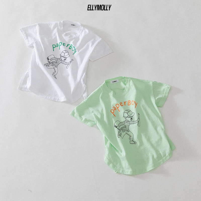 ELLYMOLLY - Korean Children Fashion - #Kfashion4kids - Paper Long Tee - 2