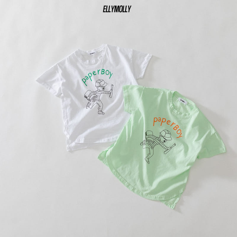 ELLYMOLLY - Korean Children Fashion - #Kfashion4kids - Paper Long Tee - 4