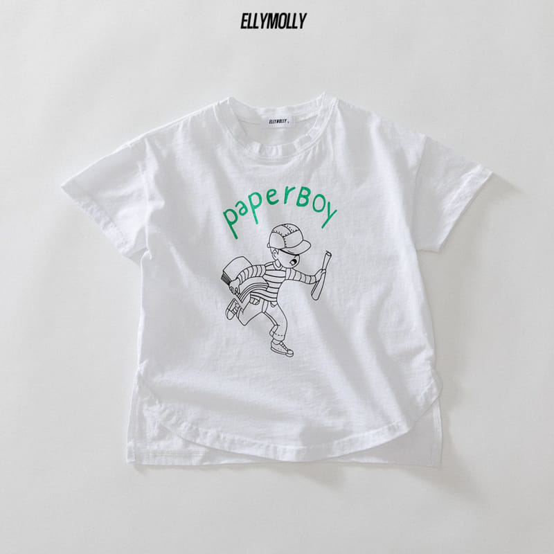 ELLYMOLLY - Korean Children Fashion - #Kfashion4kids - Paper Long Tee - 7