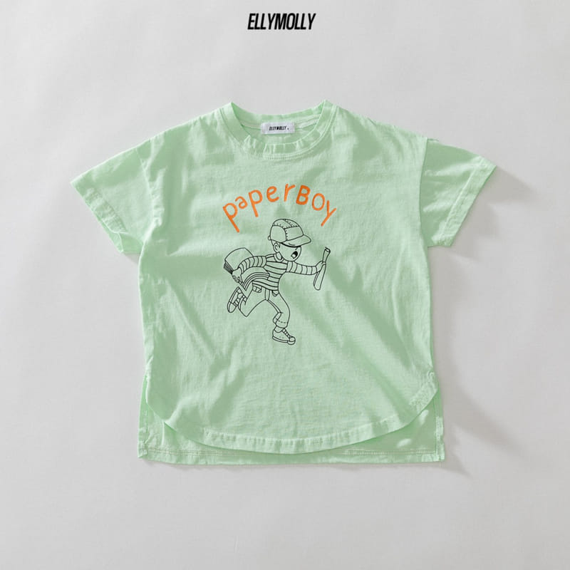 ELLYMOLLY - Korean Children Fashion - #Kfashion4kids - Paper Long Tee - 8