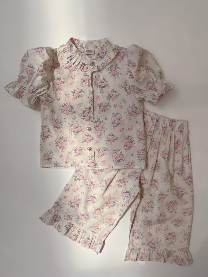 EUGENIE CANDIES - Korean Children Fashion - #Kfashion4kids - Herry Top Bottom Set - 3