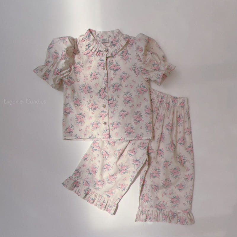 EUGENIE CANDIES - Korean Children Fashion - #Kfashion4kids - Herry Top Bottom Set - 4