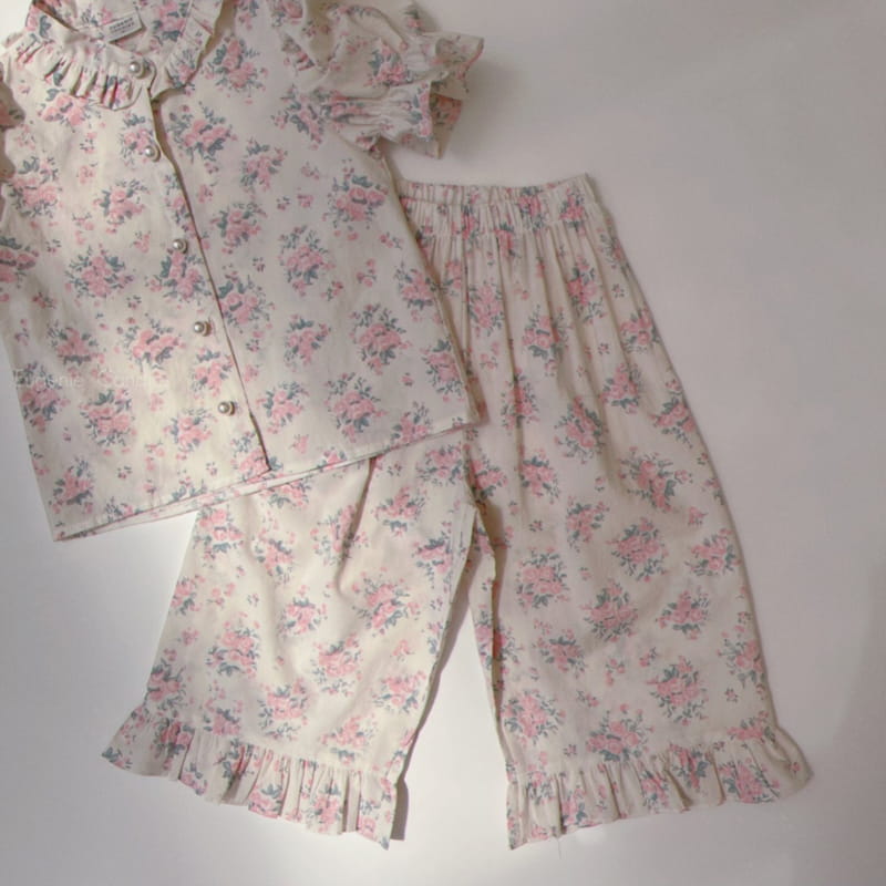 EUGENIE CANDIES - Korean Children Fashion - #Kfashion4kids - Herry Top Bottom Set - 6