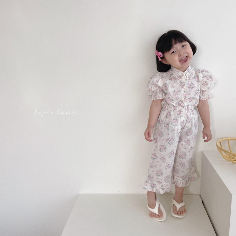 EUGENIE CANDIES - Korean Children Fashion - #Kfashion4kids - Herry Top Bottom Set - 8