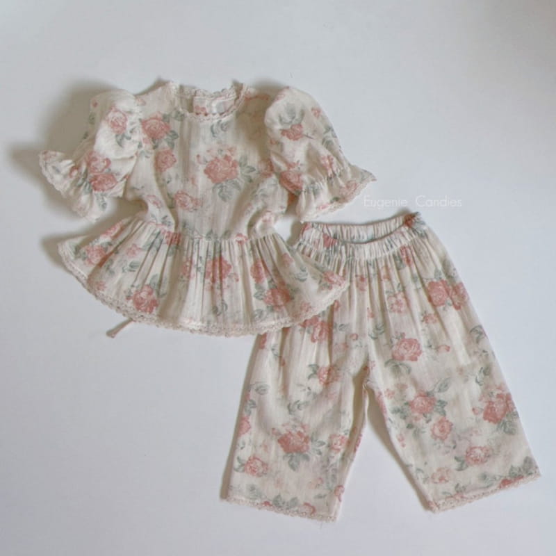 EUGENIE CANDIES - Korean Children Fashion - #Kfashion4kids - Rebeca Top Bottom Set - 2