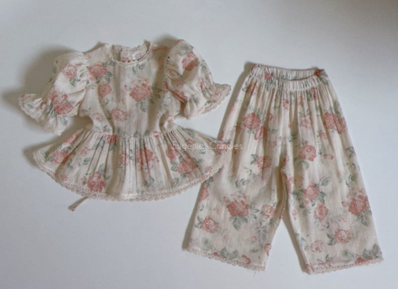 EUGENIE CANDIES - Korean Children Fashion - #Kfashion4kids - Rebeca Top Bottom Set - 5