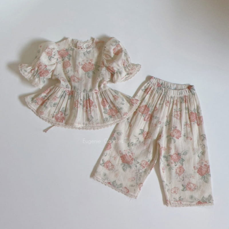 EUGENIE CANDIES - Korean Children Fashion - #Kfashion4kids - Rebeca Top Bottom Set - 7