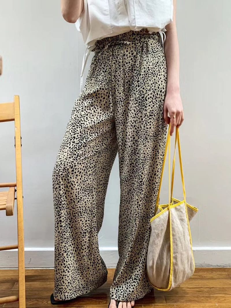 EVERYTHING WITH ME - Korean Children Fashion - #Kfashion4kids - leopard Pants - 3